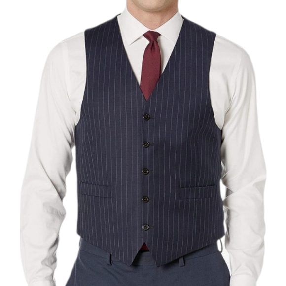Ralph Lauren Other - LAUREN Ralph Lauren Hitchcock Vest- Navy Stripe Sz MEDIUM